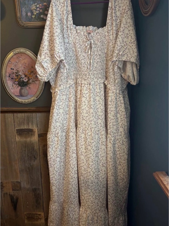 Ivy City Co Dresses & Skirts - Ivy City Co Cream Floral Maxi Dress